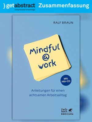 cover image of Mindful@work (Zusammenfassung)